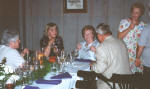 ?, Cecilia Dennis (?), Loretta Stamper (Banschbach), Ed? Banschbach, Shirley Kinzer (Karg)